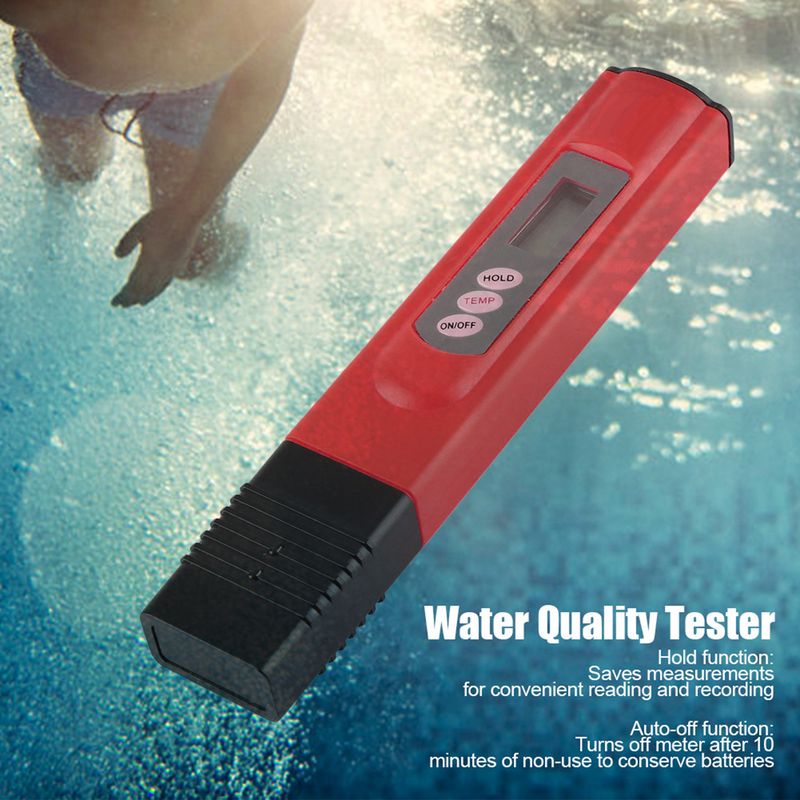 Digitales Lcd-wasserqualitätsmessgerät Mit Tds-messung Für Aquarien, Schwimmbäder Und Trinkwasser