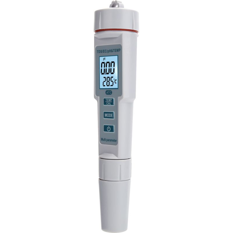 4-in-1-wasserqualitätstester: Ph-wert, Leitfähigkeit, Tds Und Temperatur, Tragbar Und Digital