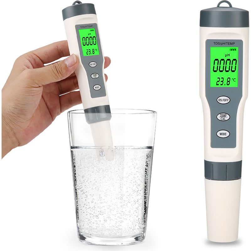 Digitales 3-in-1-wasseranalysegerät: Messung Von Tds, Ph-wert Und Temperatur, Tragbar Und Präzise Für Die Wasserqualitätsanalyse
