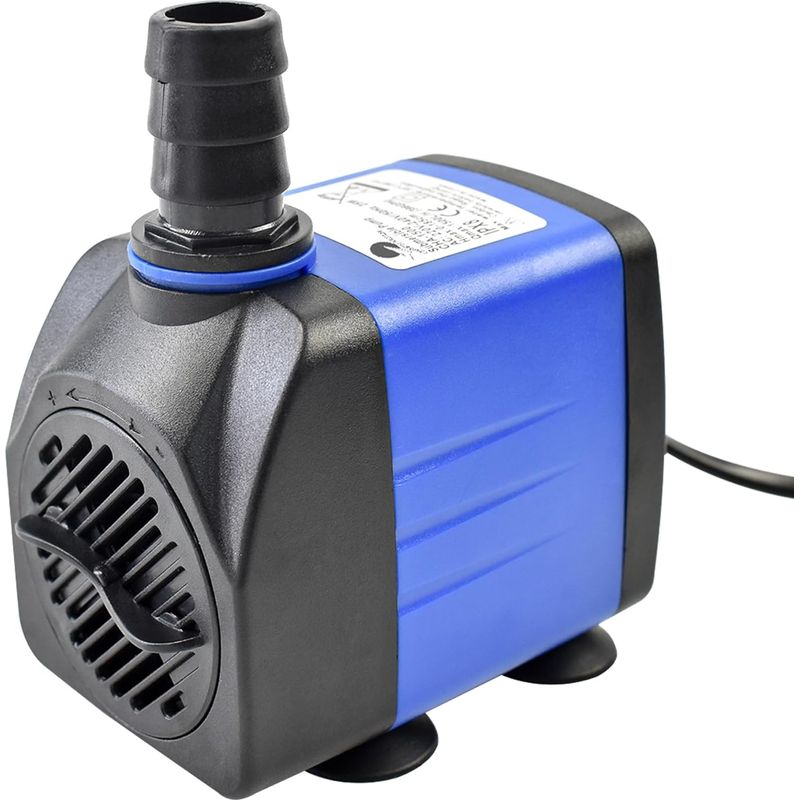 Tauchpumpe, 8 W, 450 L/h, Geräuscharm, 220 V Wechselstrom, Für Gartenteiche