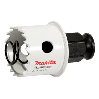 Lochsäge ezychange BiM ø 32 mm, für dünne Bleche, mit Gegendruckfeder - Makita