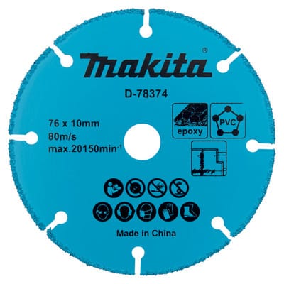Trennscheibe 76x10 mm - D-78374 - Makita