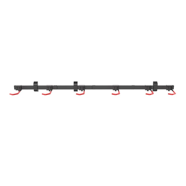 Wiltec - Fahrrad Wandhalterung für 6 Fahrräder 160,4 x 18 x 10,5 cm bis 150 kg, Universal Fahrradhalterung leichte Installation, Fahrradaufhängung