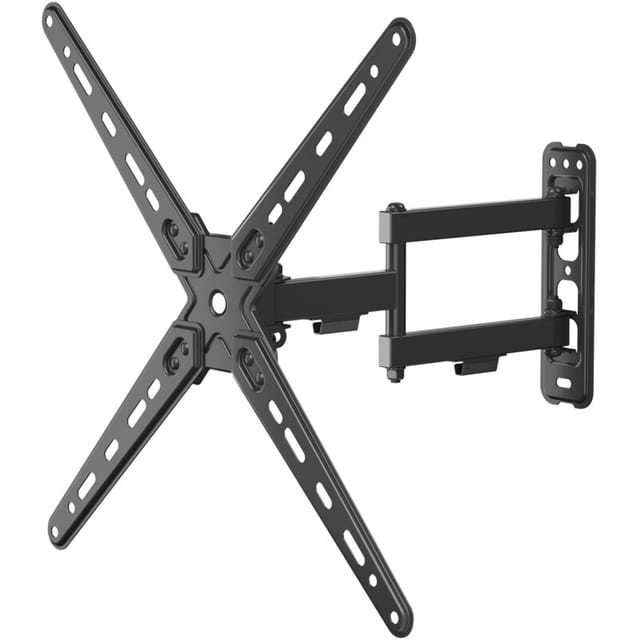 Wiltec - tv Halterung 13'–55', tv Wandhalterung schwenkbar bis 25 kg, platzsparende Fernsehhalterung, Fernseher Wandbefestigung einfache Installation