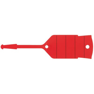 Kstools - ks tools Schlüsselanhänger mit Schlaufe, rot, 500 Stück ( 500.8019 )