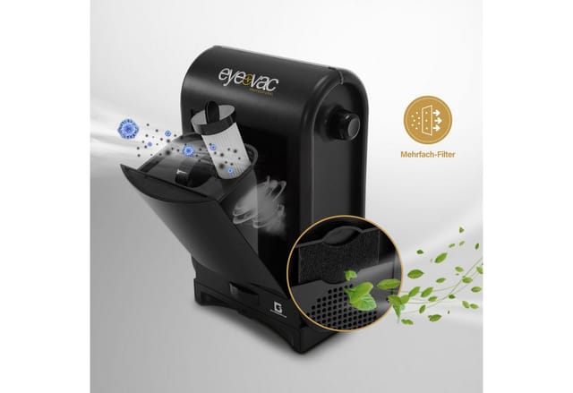 Elektrische Kehrbesen Haarsauger mit Sensor Automatisch S200BK, Saugroboter mit Kabel, Stabstaubsauger &, Bodenstaubsauger, S200, 1400 w (Schwarz)