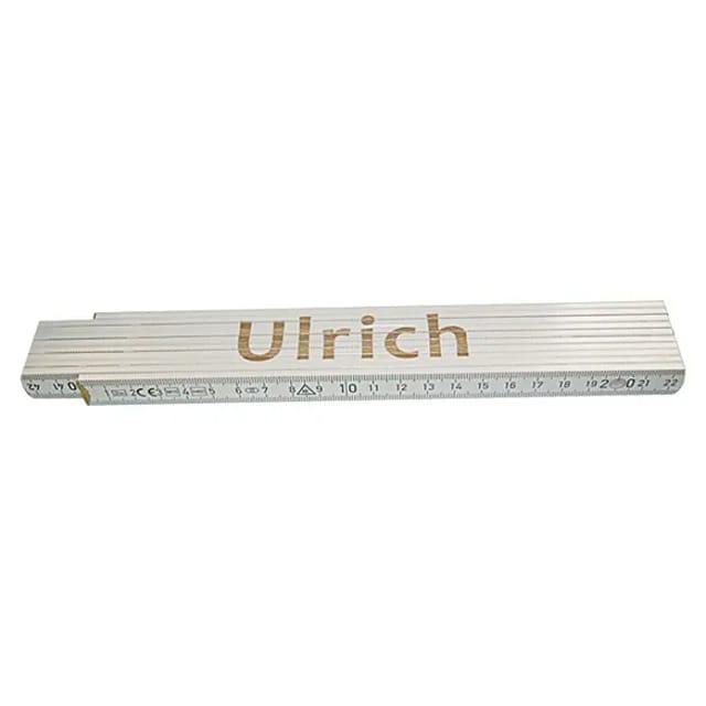 Zollstock Ulrich 2 m weiß Zollstock