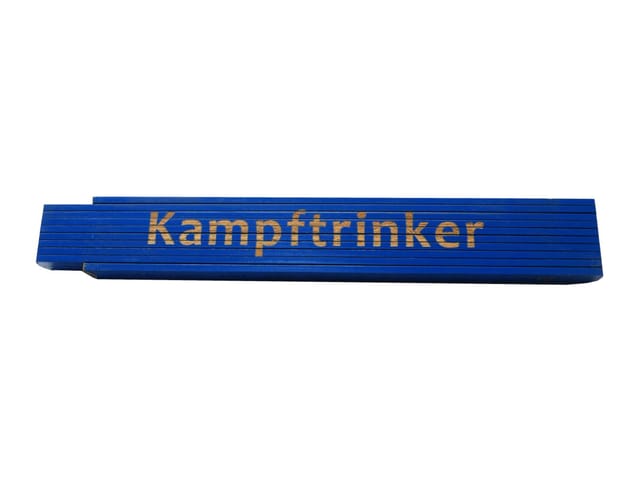 Zollstock Kampftrinker 2 m blau Zollstock