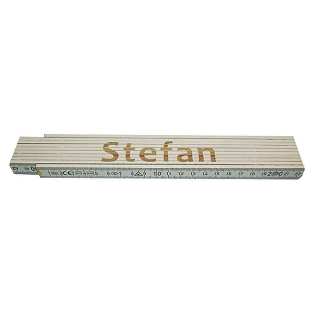 Zollstock Stefan 2 m weiß Zollstock