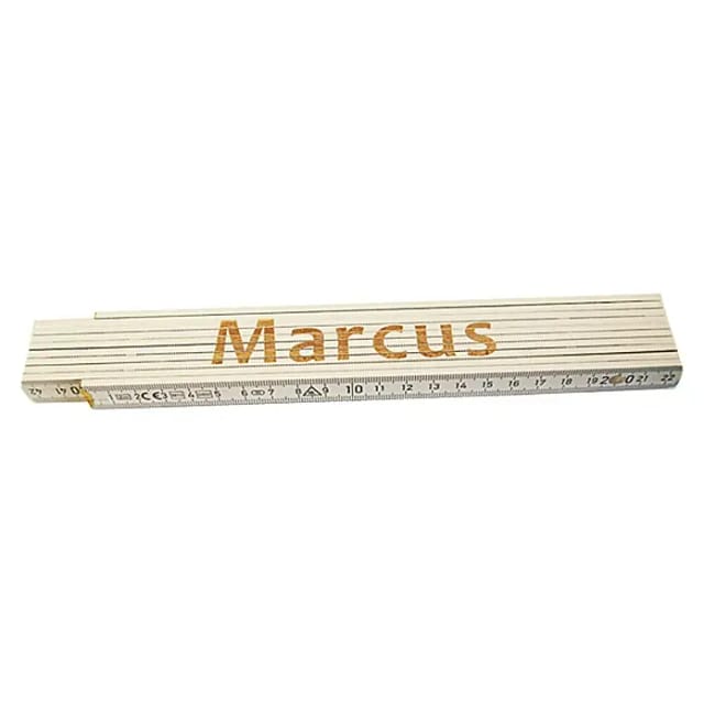 Zollstock Marcus 2 m weiß Zollstock