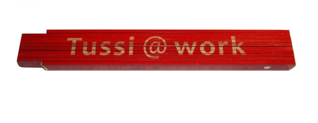 Zollstock Tussi @ work 2 m rot Zollstock