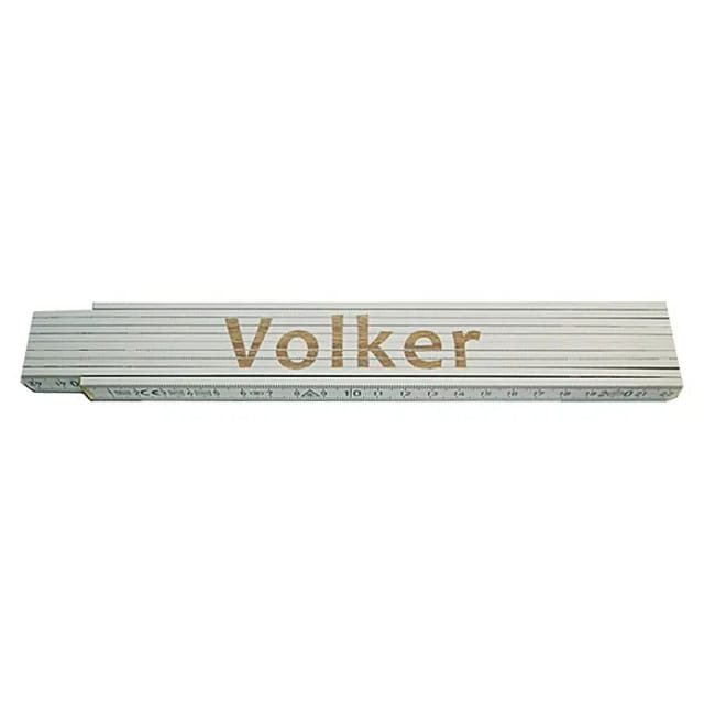 Zollstock Volker 2 m weiß Zollstock