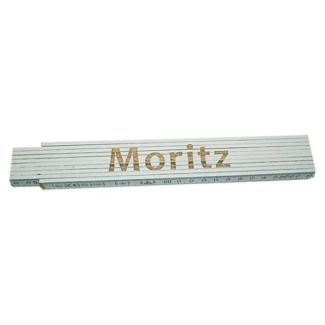 Zollstock Moritz 2 m weiß Zollstock