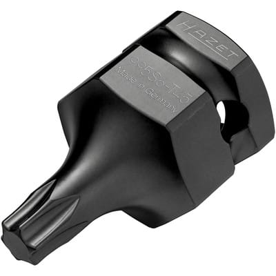 Schlag-, Maschinenschrauber Schraubendreher-Steckschlüsseleinsatz 995S6-T45, 1/2 (12,5 mm) Vierkant hohl, 24 mm Außen-Sechskant, Innen torx Pro
