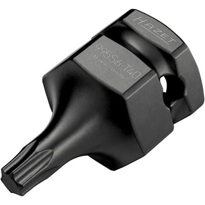 Schlag-, Maschinenschrauber Schraubendreher-Steckschlüsseleinsatz 995S6-T40, 1/2 (12,5 mm) Vierkant hohl, 24 mm Außen-Sechskant, Innen torx Pro