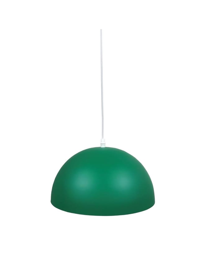 Hänge-Deckenleuchte der Serie "Abala" E27 (maximal 40W 230V) IP20 Ø40cm weiß und grün
