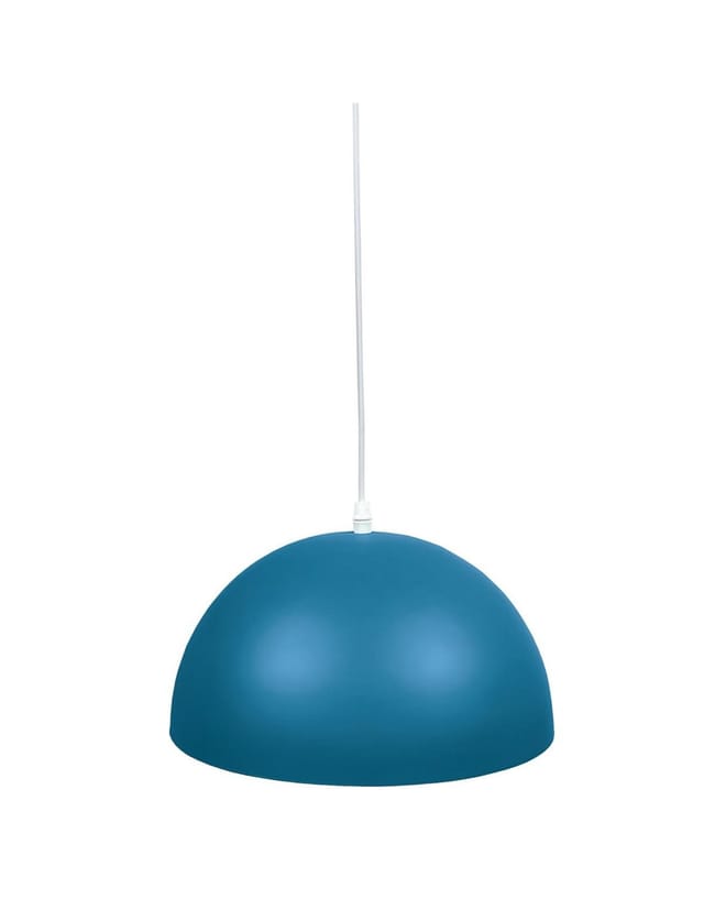 GSC - Hänge-Deckenleuchte der Serie 'Abala' E27 (maximal 40W 230V) IP20 Ø30cm Farbe Weiß und Blau