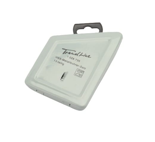 Trendline - Bohrer-Set für Metall 13-teilig Rundschaft Metallbohrer