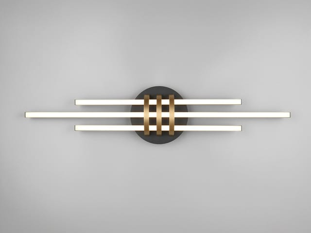 Leuchten led Deckenleuchte Cinto 25W schwarz, gold Deckenlampen & Kronleuchter - Trio