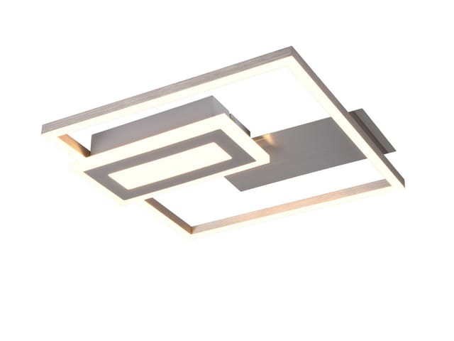 Leuchten led Deckenleuchte Spiro 22W nickel, Metall Deckenlampen & Kronleuchter - Trio