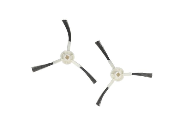Vhbw - 2x Seitenbürste kompatibel mit Dreame L10, S10, X20, X10, W10S pro, S20 Saugroboter - Reinigungsbürsten Set, weiß / grau