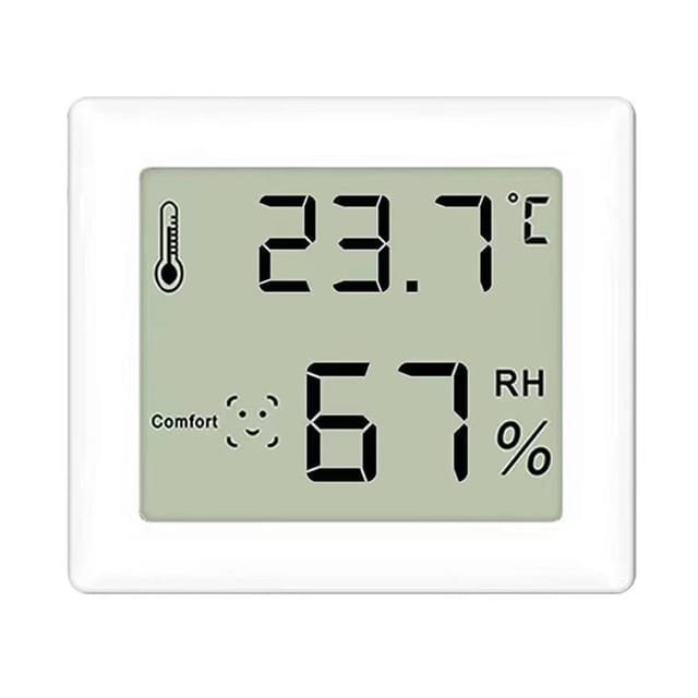 Haushalts-raumthermometer, Digitales Innen-hygrometer-thermometer, Umweltfreundliches Großes Lcd-display, Geeignet Für Innen-, Weinkeller- Und Schlafzimmer-hygrometer-thermometer, Magnetisch