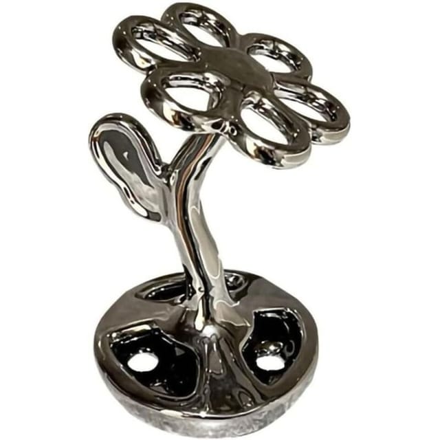 Zahnbürstenständer, Make-up-pinselhalter, Zahnbürstenhalter Fürs Badezimmer (silber)