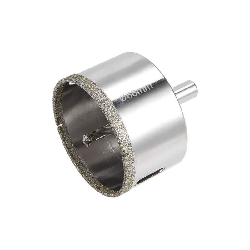 Dbbegk Diamond Crown Sierra 68 Mm Krone Mit Zentraler Pilotperforation Und Diamant-oberflächenbeschichtung Zum Schneiden Von Glas, Azulejos, Keramik, Marmor Und Kalkstein