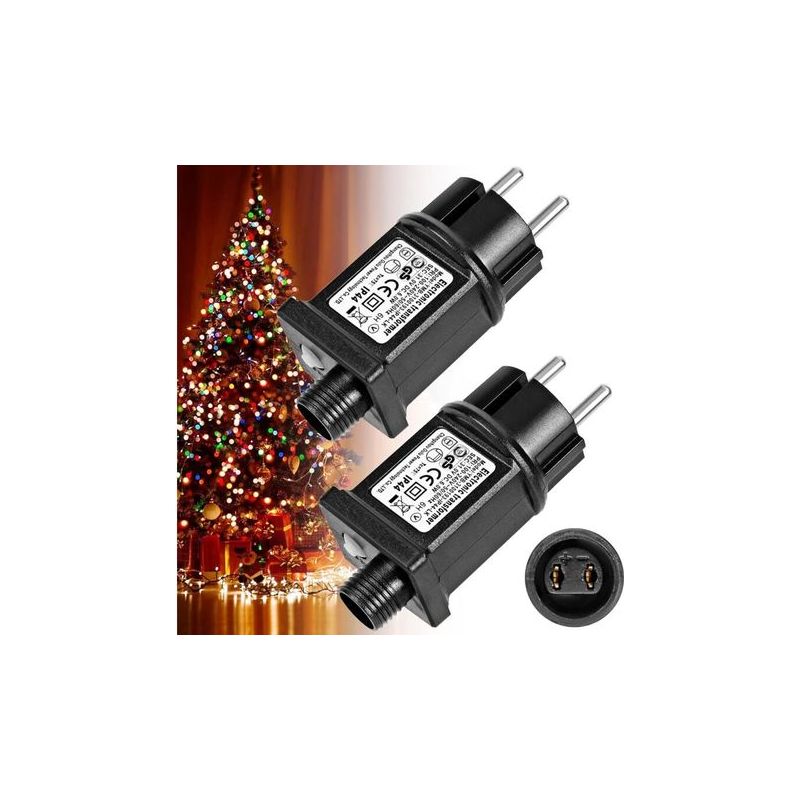 Dbbegk Linghhang – 31v 6w Led-transformator – Ip44 Wasserdichter Niederspannungsadapter – 8 Funktionsmodi – Eingebauter Timer Für Weihnachtsdekorationen