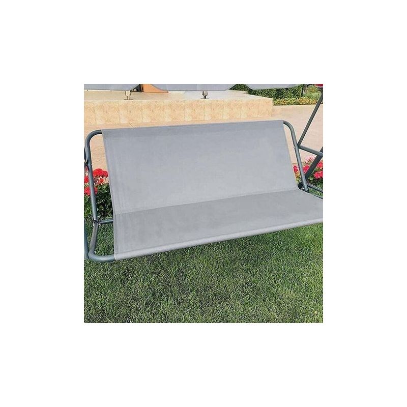 Dbbegk 1 Stück (138 X 50 X 50 Cm, Grau) Schaukelstuhl-sitzbezug, Gartenschaukel-canvas, Wasserdichter Schaukelstuhl-sitzbezug, Winddichter Bezug, Ersatz Für Gartenstühle