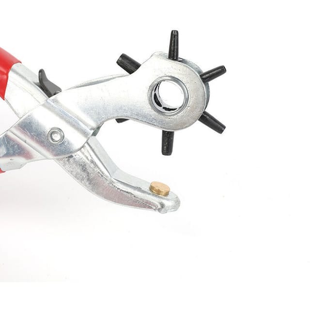 Lochzange Für Gürtel, Leder, Armbänder Und Karton. Hergestellt In Deutschland. Stanzt Mit 6 Lochungen: 2/2,5/3/3,5/4/4,5 Mm.