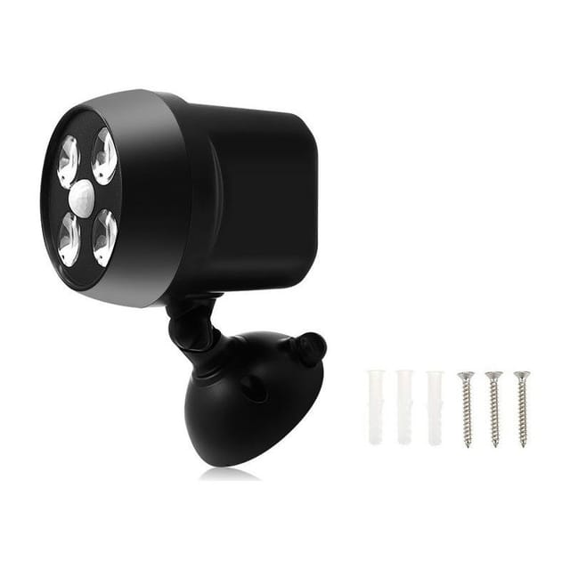 Wasserdichter Led-fluter Mit Drahtlosem Bewegungsmelder, Außenbeleuchtung Für Treppen, Flure, Gärten Und Terrassen.
