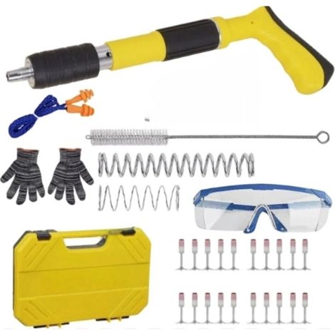 Integrierter Pneumatischer Nagler Für Holzbearbeitung, Manueller Nagler Für Stahlnägel, 5 Geschwindigkeiten, Elektrische Pistole (uk)