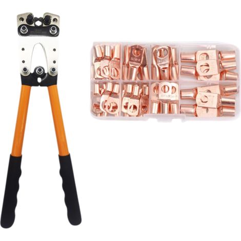 Hochleistungs-crimpzange Für Batteriekabel, Crimpzange Für Drahtklemmen, Kupferklemmen-set
