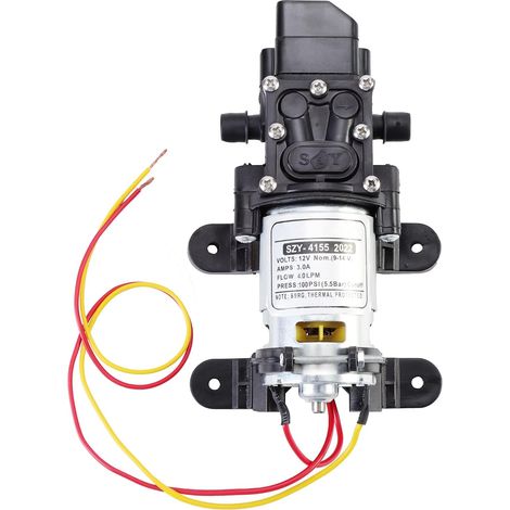 12-v-gleichstrom-membranpumpe, Hochdruck-membranwasserpumpe, Selbstansaugende Elektrische Sprühpumpe Mit Druckschalter, 100 Psi, 4 L/min Für Wohnmobile, Wohnwagen Und Bootsreinigung