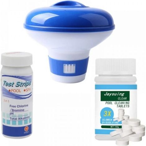 Fokelyi Poolreinigungstabletten, 100er-packung Chlortabletten, Biologisch Abbaubar, Uv-schutz