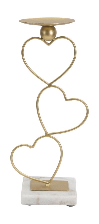 P/cand Hearts Cm 14,5x10x32,5