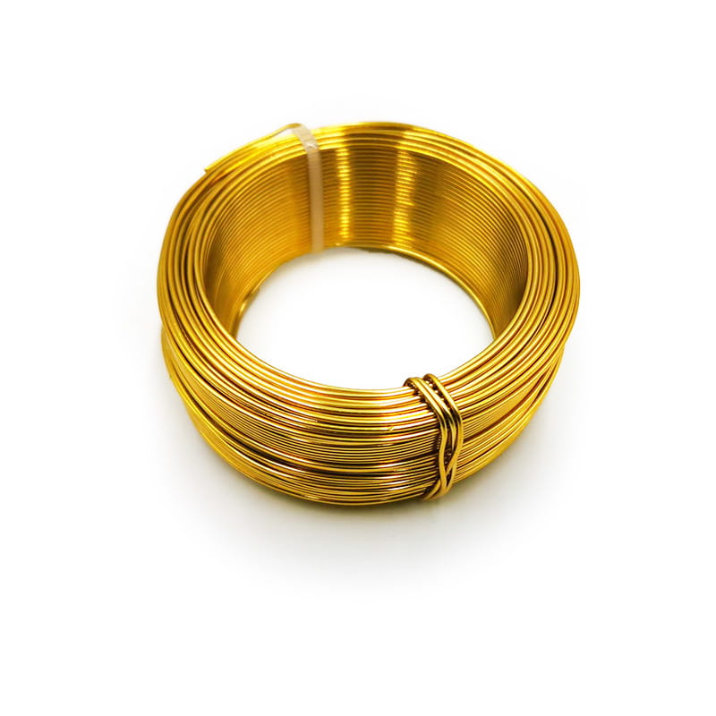 Blumendraht – Kleiner Ring – 1 Mm X 50 M – Gold