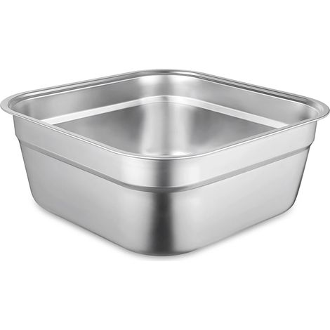 Spülbecken Aus Edelstahl, Multifunktionales Spülbecken, Großer Quadratischer Behälter Zum Waschen Von Gemüse, Langlebiges Spülbecken Für Den Haushalt