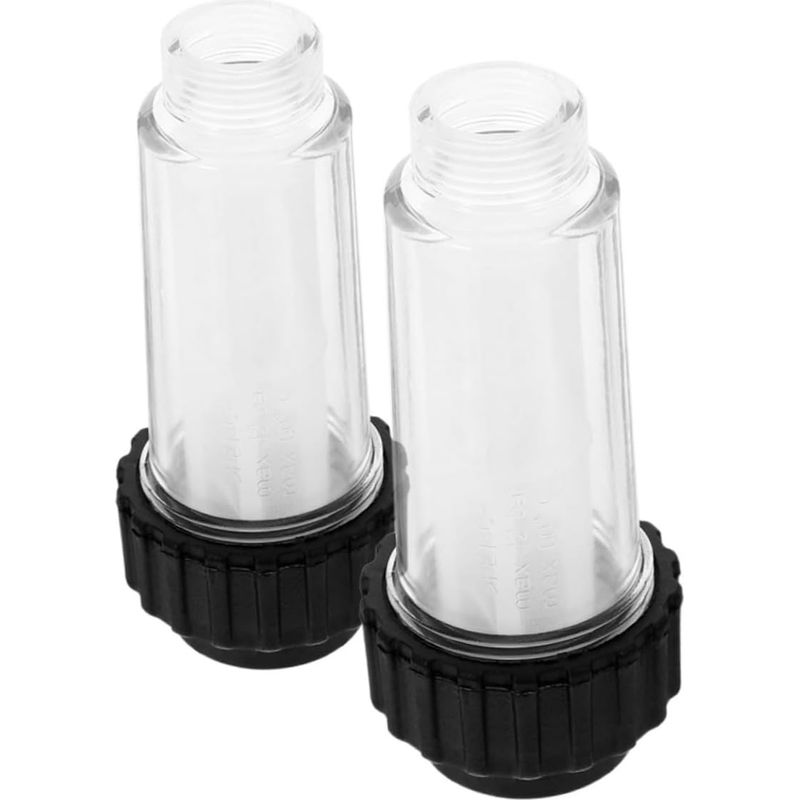 2stücke Wasserschlauchfilter Einlasssedimentfilter Aufsatz