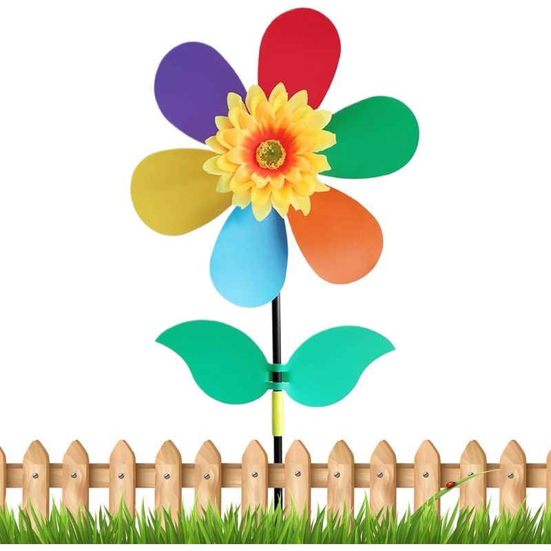 Spinner Für Hof- Und Gartenblumen, Windräder, Ornamentpfahl