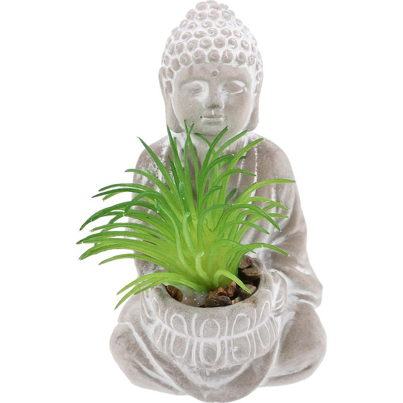 Buddha Vor Ort Als Gartenfigur Mit Einem