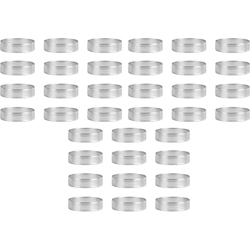 36 Tortenringe Aus Edelstahl
