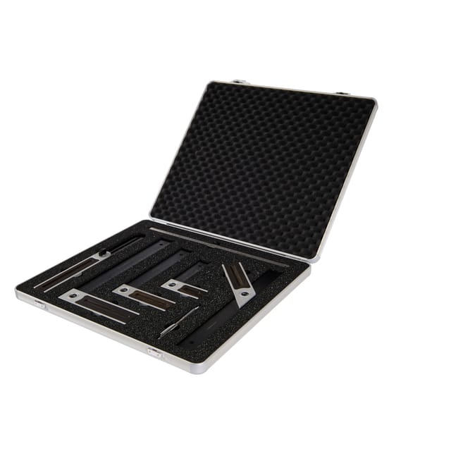 Präzisions-Winkel-Set Black Edition inkl. Koffer, Präzisionswinkel - Ulmia