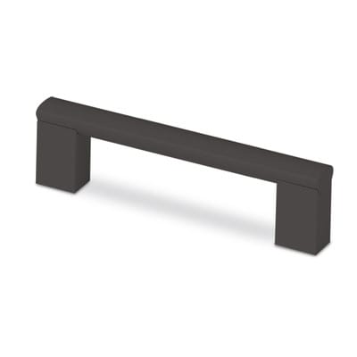 Hettich - Stangengriff Clivia, Bohrabst. 128, l 140 mm, b 16 mm, h 36 mm, Schwarz matt