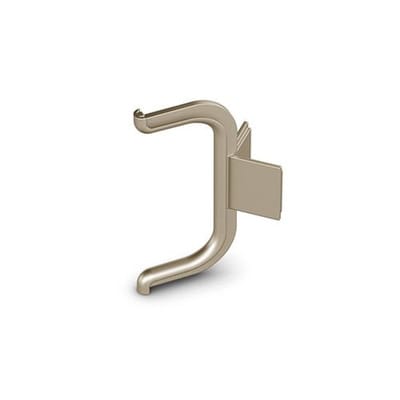 Hettich - Griffmulde-Außenecke, 90°, Canis c, 9210139, Aluminium edelstahloptik