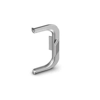 Hettich - Griffmulde-Innenecke, 90°, Canis c, 9210133, Aluminium silber