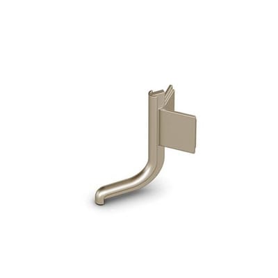 Hettich - Griffmulde-Außenecke, 90°, Canis l, 9210125, Aluminium edelstahloptik