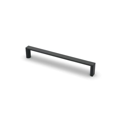 Hettich - Griff Baldone, Bohrabst. 96, l 104 mm, b 11 mm, h 26 mm, Schwarz matt