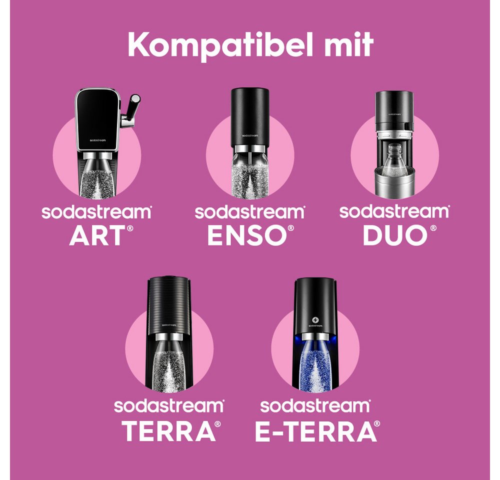 Sodastream Fizz&go Cool Thermoflasche 0,9 L Edelstahl Guava-farbe Bild 5